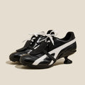 Designer Black Heels Women Luxury Round Toe Lace Up Ballet Pumps Fashion Brand Strange Shoe Sporty Style Low Heel Mary Jane Shoe