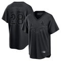 Perkns St. Louis Cardinals #28 Nolan Arenado Player Black City Connect T-shirt Stitched Jerseys