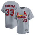Perkns St. Louis Cardinals #33 Brendan Donovan Player Gray Home Limited Stitched Jerseys