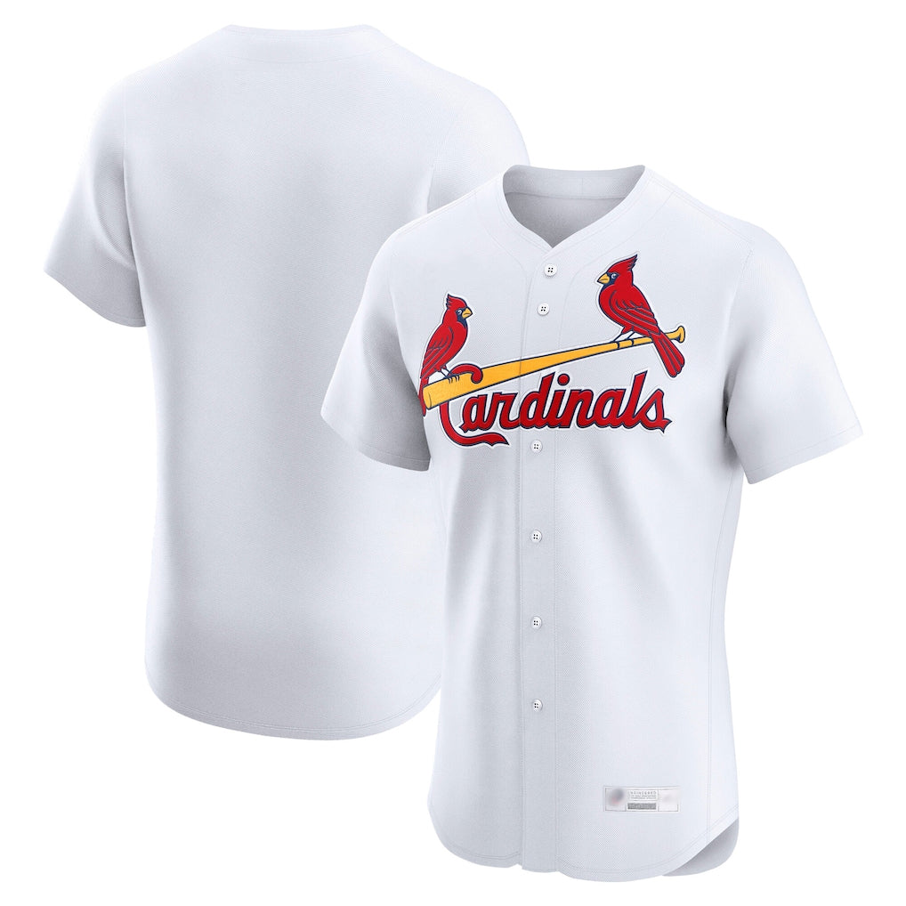 Perkns St. Louis Cardinals Blank Player White Home Limited Elite Stitched Jerseys