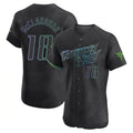 Perkns TB.Rays #18 Shane McClanahan Player Black City Connect Home Limited Elite Stitched Jerseys