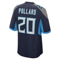 Perkns T.Titans #20 Tony Pollard Player Navy Home Game Stitched Jerseys
