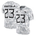 Perkns T.Titans #23 Kevin Winston Jr. Player Arctic Camo Limited Salute to Service Home Game Stitched Jerseys