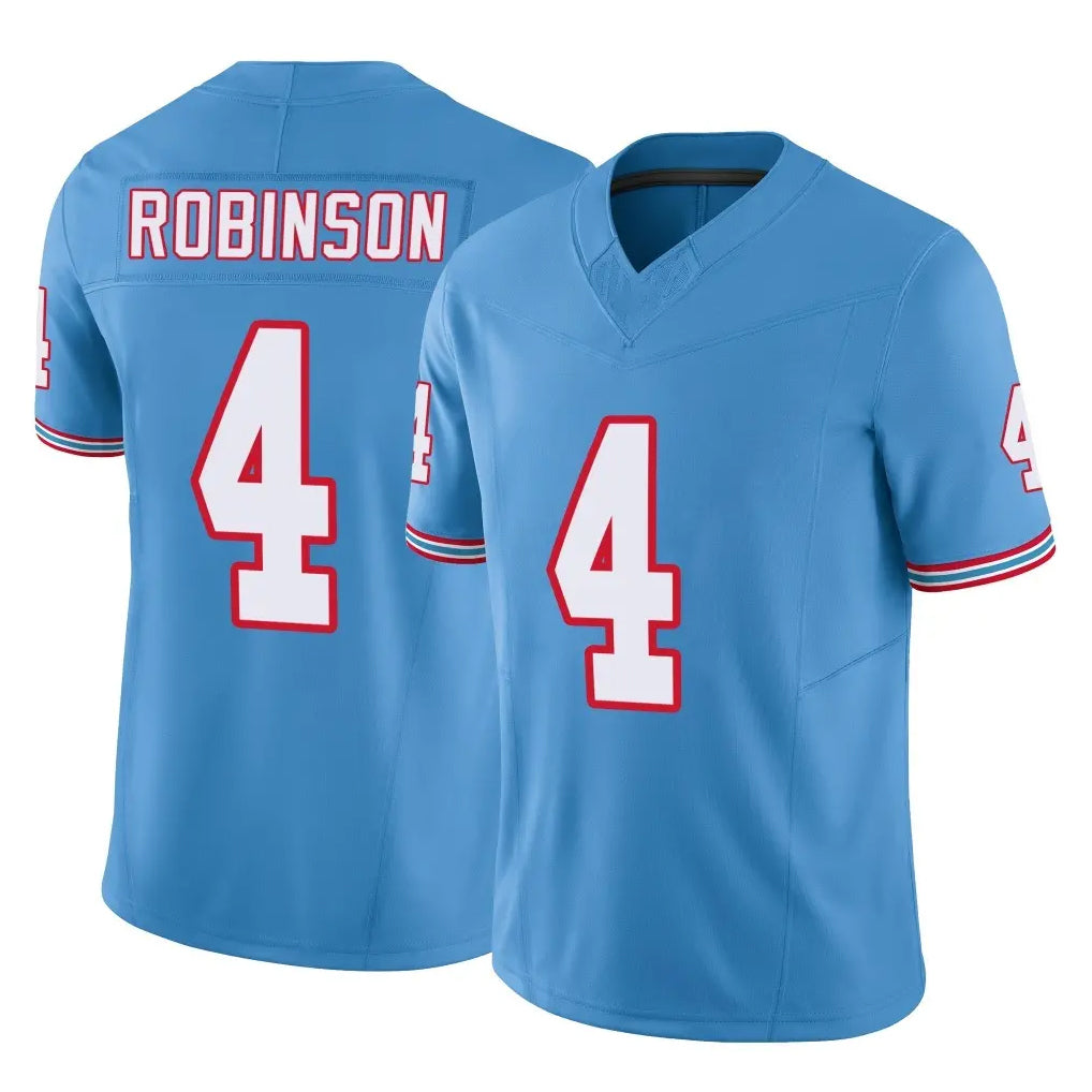 Perkns T.Titans #4 Wan'Dale Robinson Player Light Blue Limited Vapor F.U.S.E. Home Game Stitched Jerseys