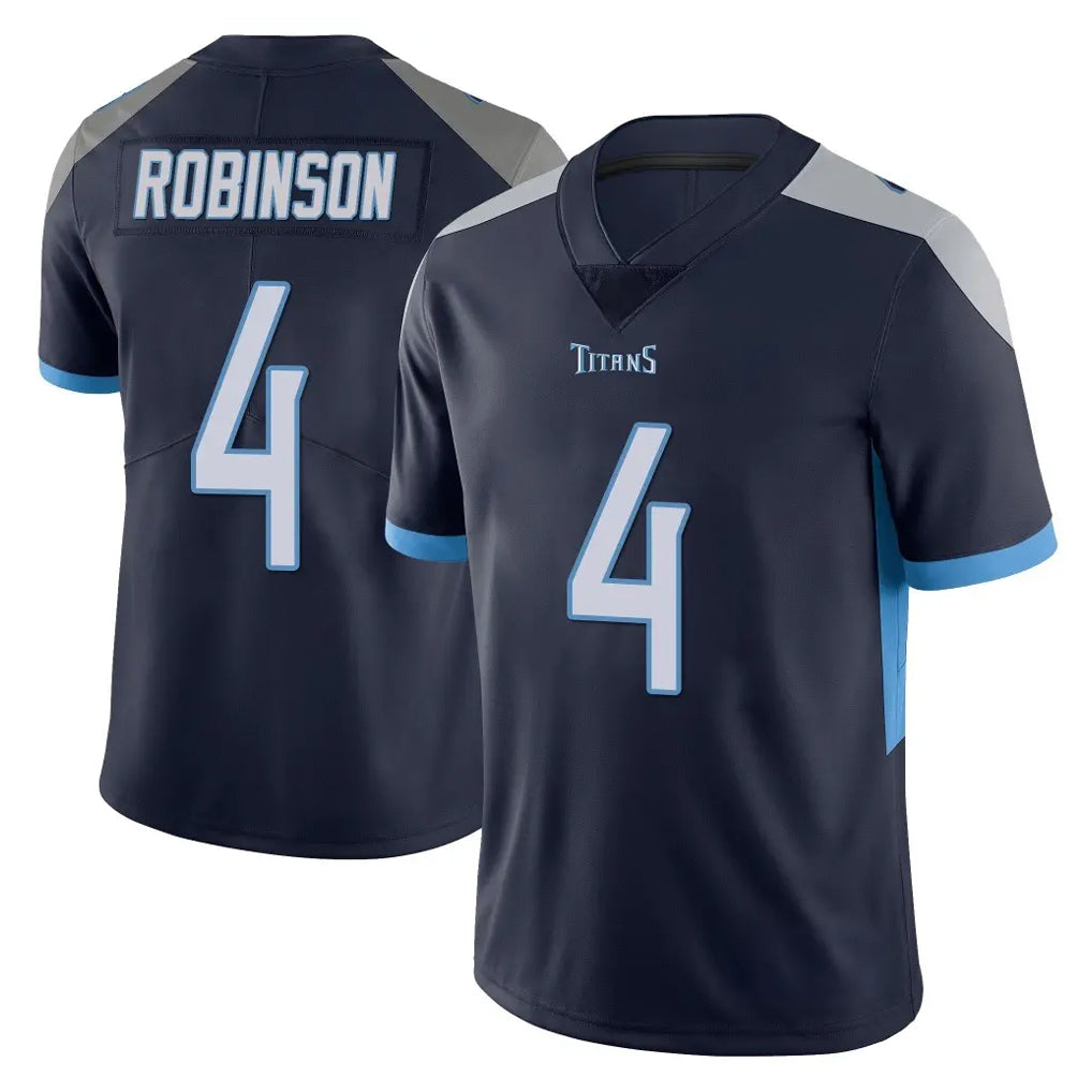 Perkns T.Titans #4 Wan'Dale Robinson Player Navy Limited Vapor Untouchable Home Game Stitched Jerseys