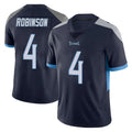 Perkns T.Titans #4 Wan'Dale Robinson Player Navy Limited Vapor Untouchable Home Game Stitched Jerseys
