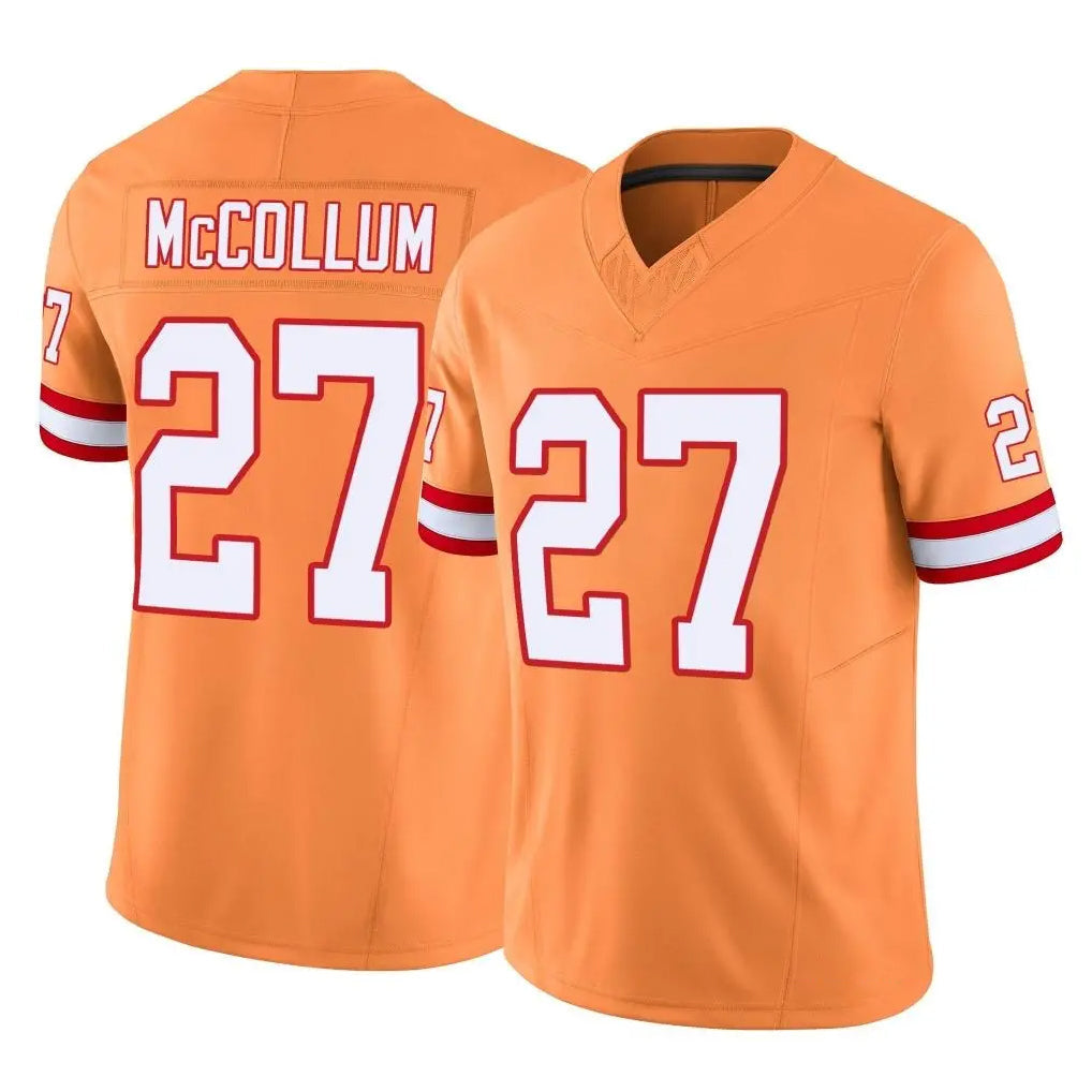 Perkns TB.Buccaneers #27 Zyon McCollum Player Orange Limited Vapor F.U.S.E. Home Game Stitched Jerseys