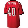 Perkns TB.Buccaneers #40 Mike Alstott Mitchell & Ness Red Legacy Replica Stitched Puhic Jersey