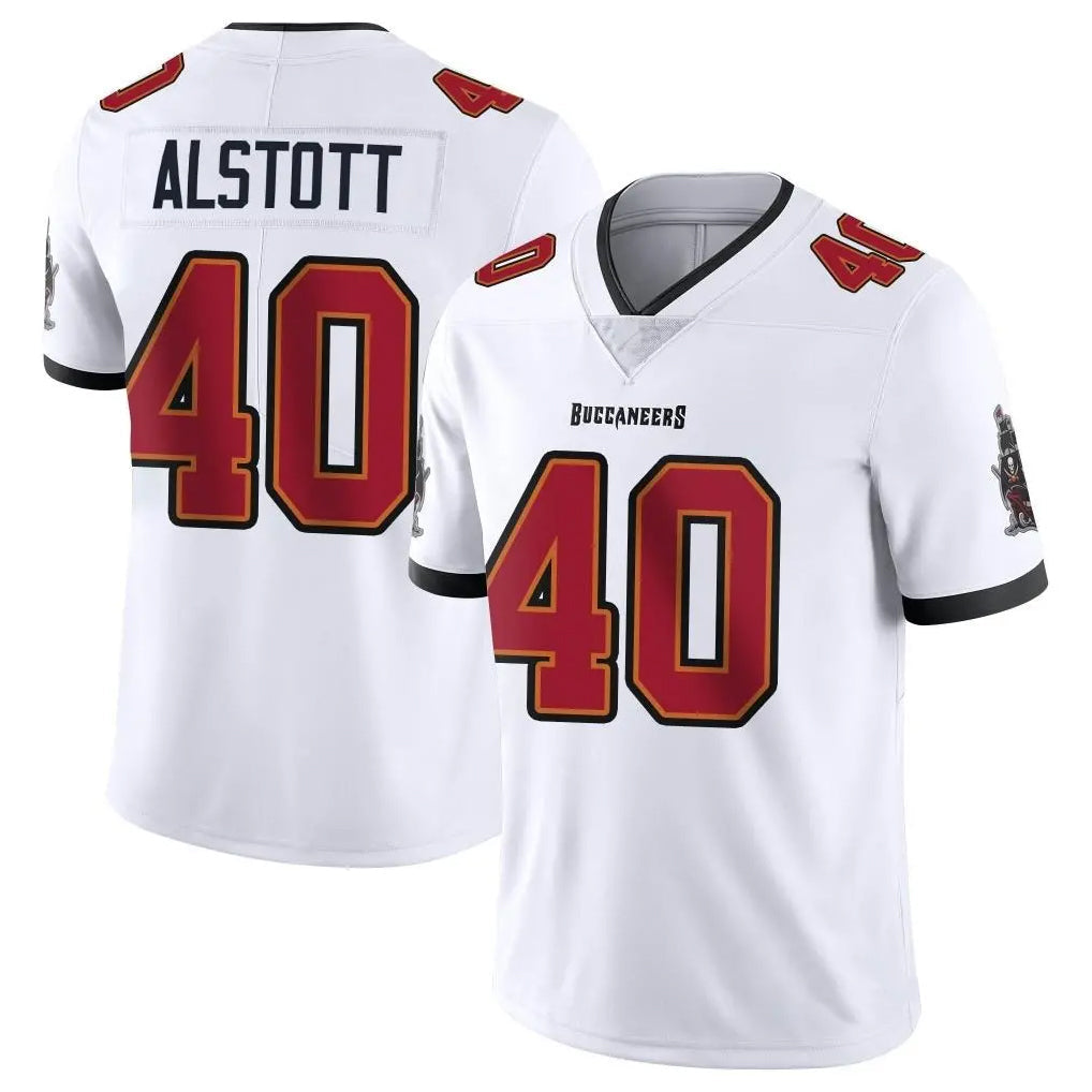 Perkns TB.Buccaneers #40 Mike Alstott Player Limited White Vapor Untouchable Stitched Jerseys