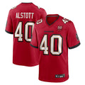Perkns TB.Buccaneers #40 Mike Alstott Player Red 50th Anniversary GameStitched Jerseys