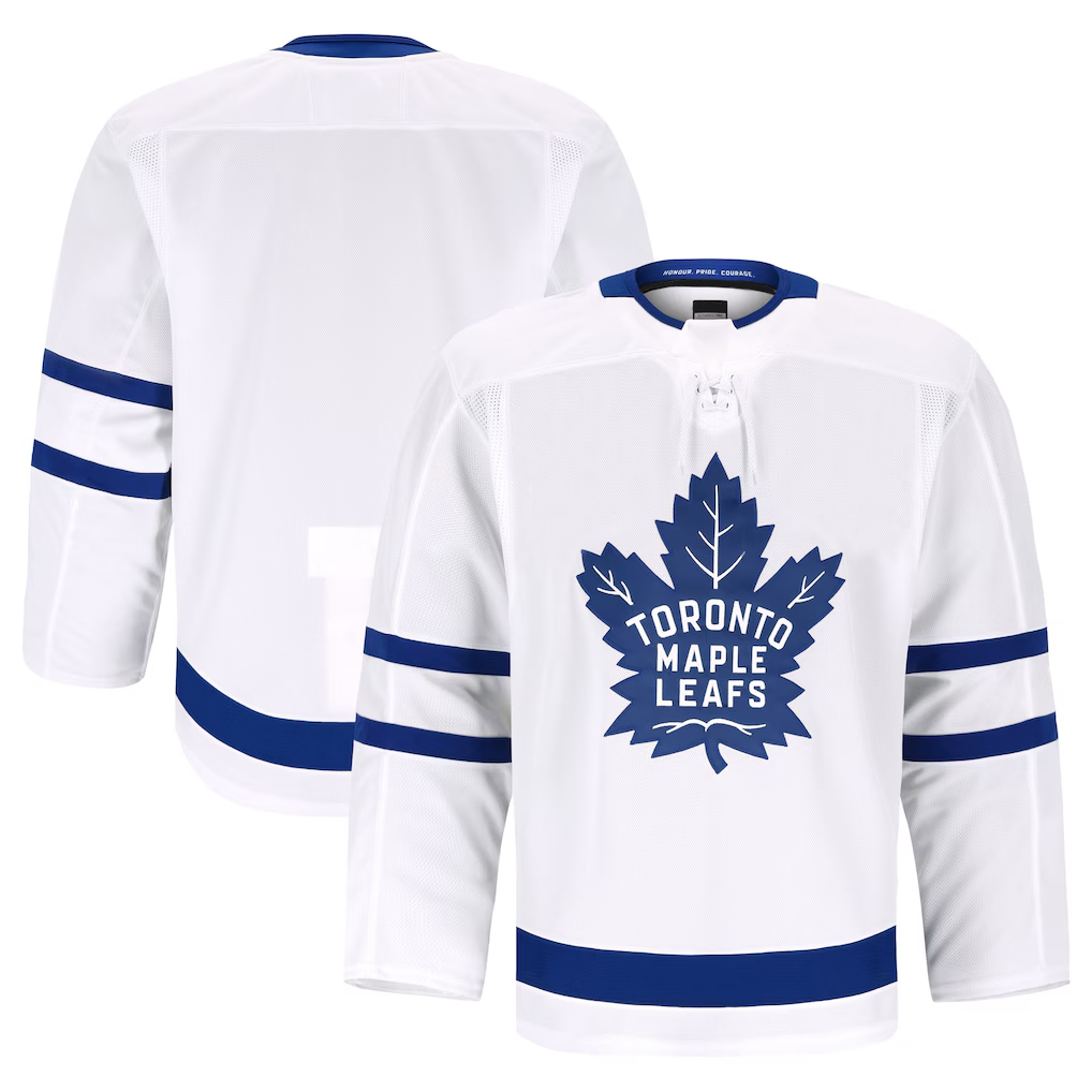 Perkns T.Maple Leafs White Away Authentic Pro Jerseys