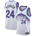 Perkns U.Jazz #24 Walker Kessler White Swingman Jerseys - Association Editio