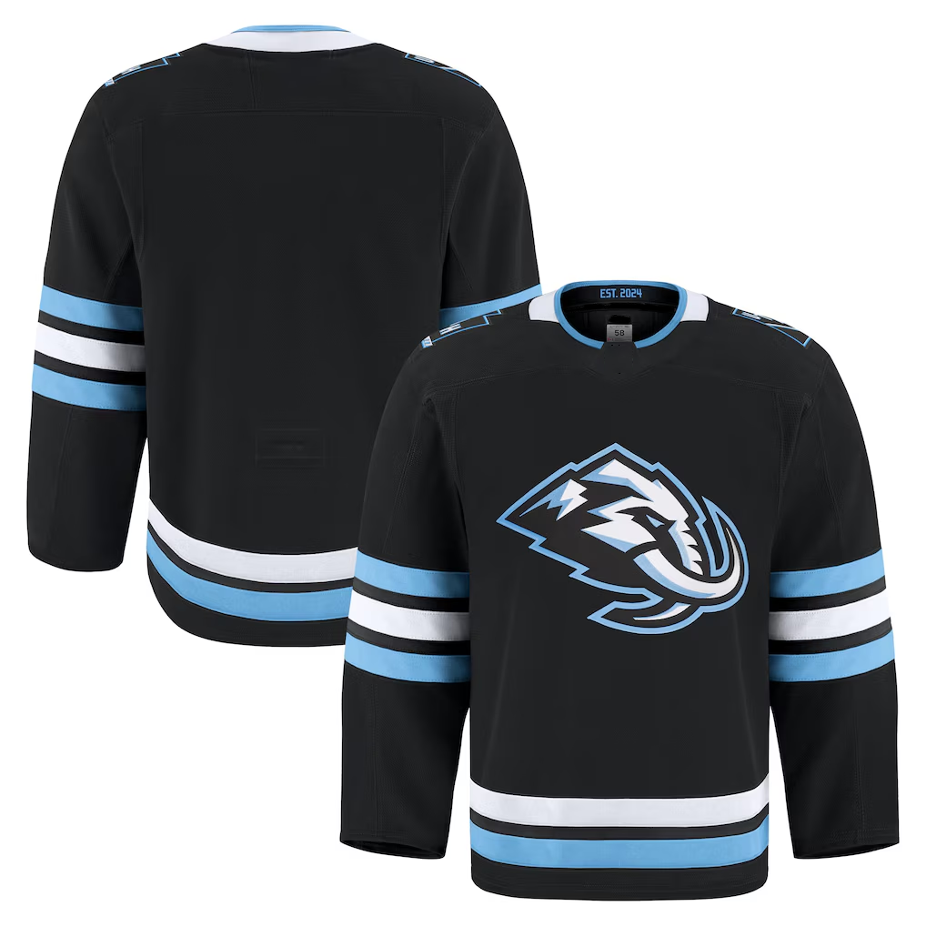 Perkns U.Mammoth Black Home Authentic Pro Jerseys