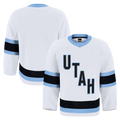 Perkns U.Mammoth White Away Authentic Pro Jerseys