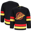Perkns V.Canucks Black Alternate Authentic Pro Jerseys