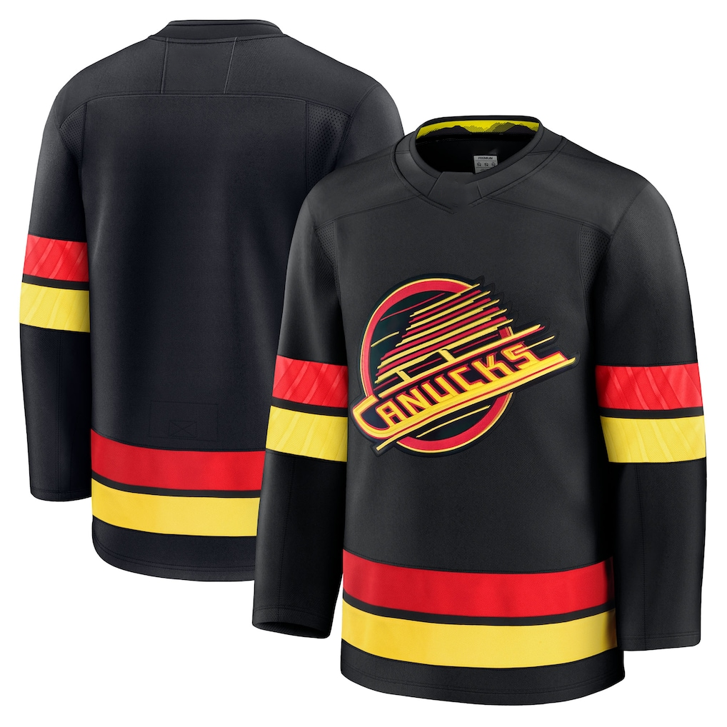 Perkns V.Canucks Black Alternate Premium Jerseys