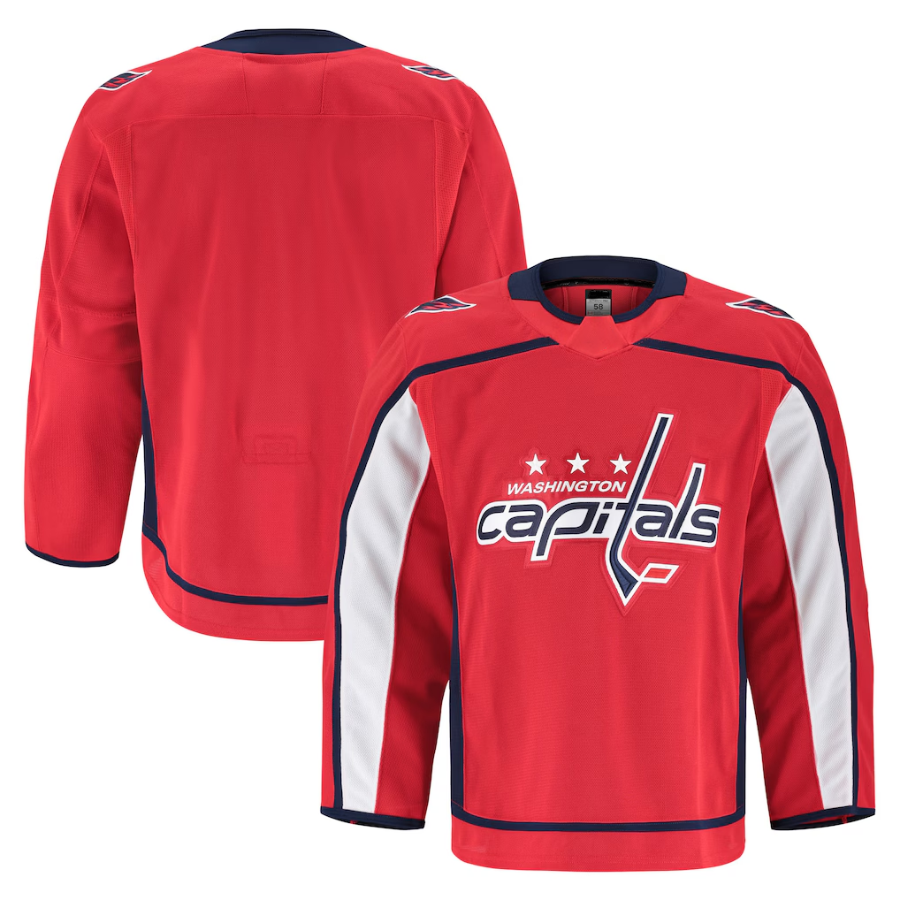 Perkns W.Capitals Red Home Authentic Pro Jerseys