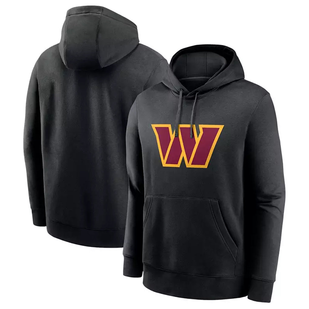 Perkns W.Commanders Gray Pullover Hoodies Game Blank Player Stitched Jerseys