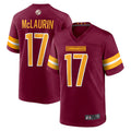 Perkns W.Commanders Home Game Jerseys - Burgundy - #17 Terry McLaurin Player Stitched Jerseys