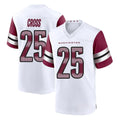 Perkns W.Commanders #25 Nick Cross Player White Game Home Stitched Jerseys