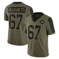 Perkns W.Commanders #67 Nick Allegretti Player Olive Salute To Service Limited Game Stitched Jerseys