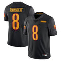 Perkns W.Commanders #8 Brian Robinson Jr. Black Vapor Untouchable Limited American Stitched Jerseys