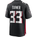 Perkns A.Falcons #33 Michael Turner Black Game Retired Player Jersey