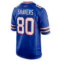 Perkns B.Bills #80 Tyrell Shavers Royal Team Game Jersey