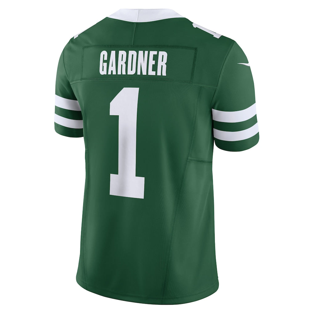 Perkns NY.Jets #1 Ahmad Sauce Gardner Legacy Green Vapor F.U.S.E. Limited Jersey