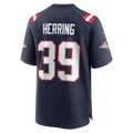 Perkns NE.Patriots #39 Tyron Herring Navy Game Retired Player Jersey