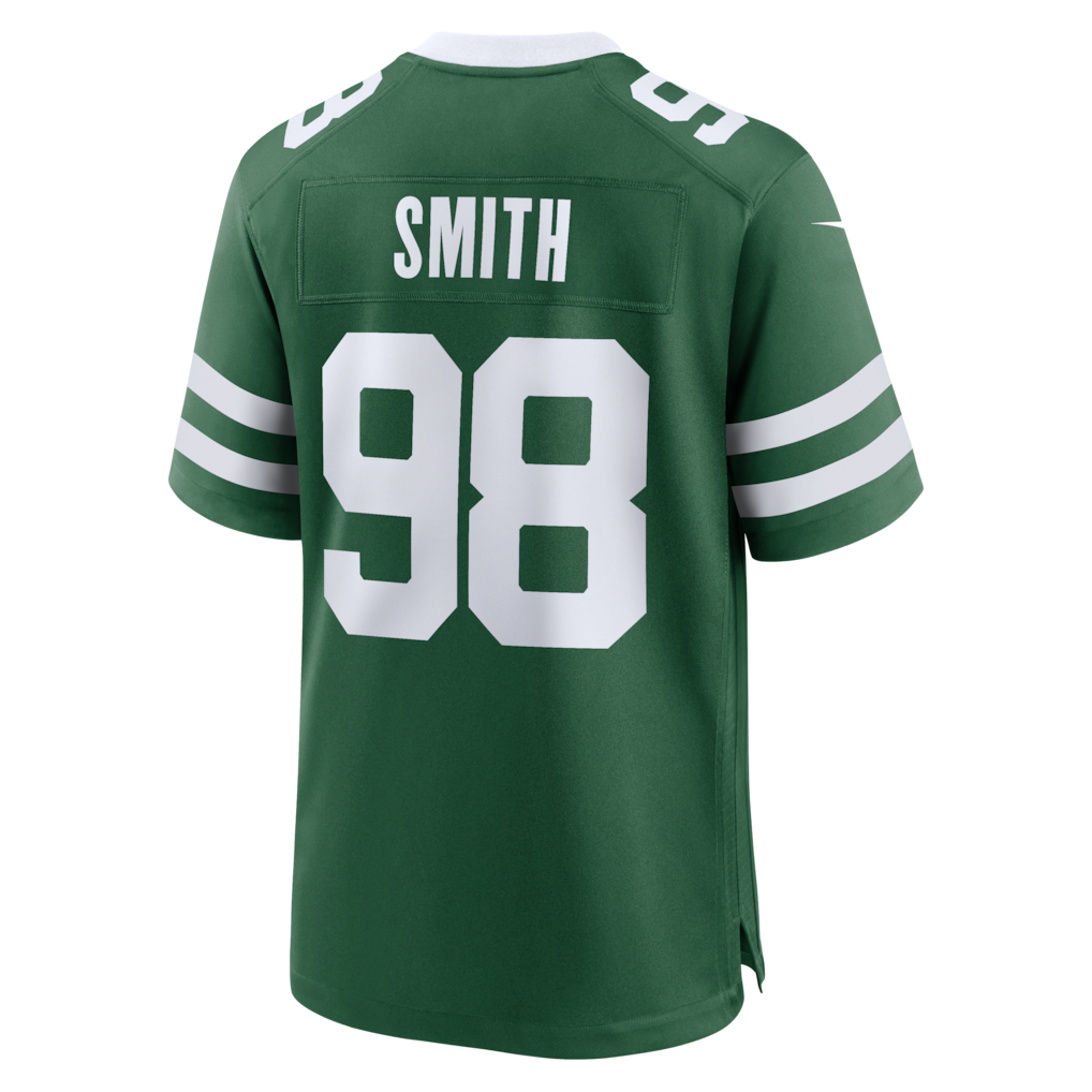 Perkns NY.Jets #98 Mazi Smith Legacy Green Team Game Jersey