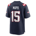 Perkns NE.Patriots #15 Marte Mapu Navy Game Retired Player Jersey