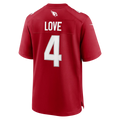 Perkns A.Cardinals #4 Jeremiyah Love Red Game Player Stitched Jersey