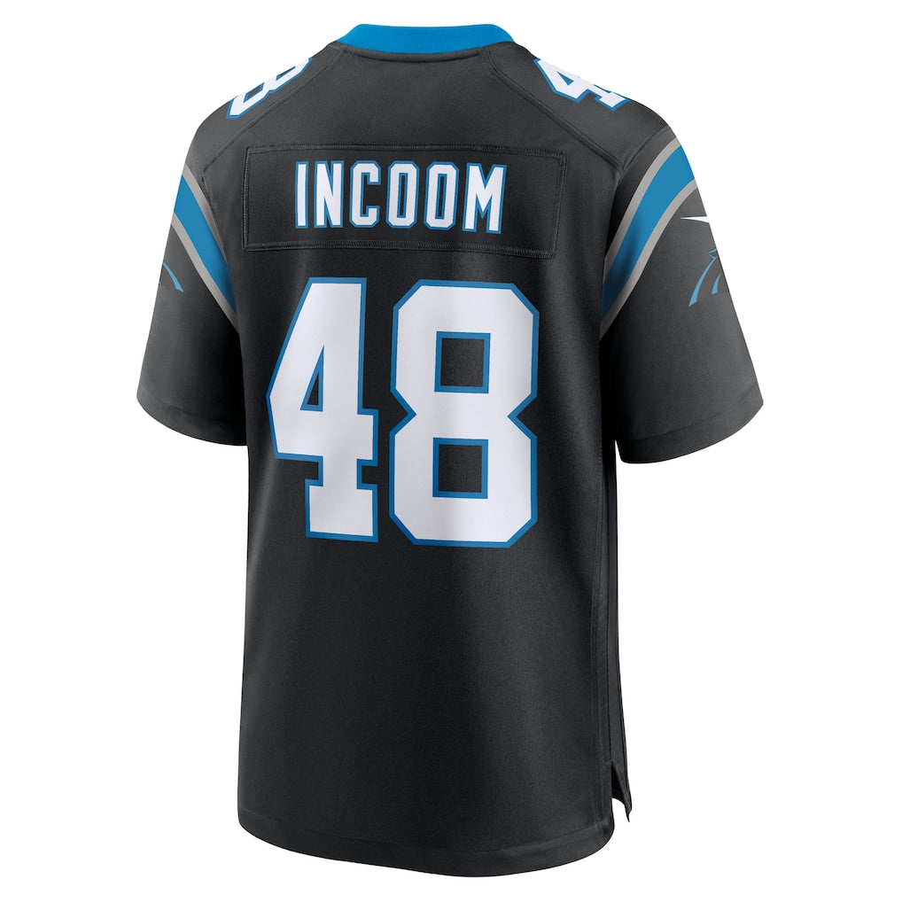 Perkns C.Panthers #48 Thomas Incoom Black Team Game Jersey