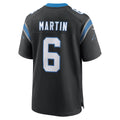 Perkns C.Panthers #6 Sam Martin Black Team Game Jersey
