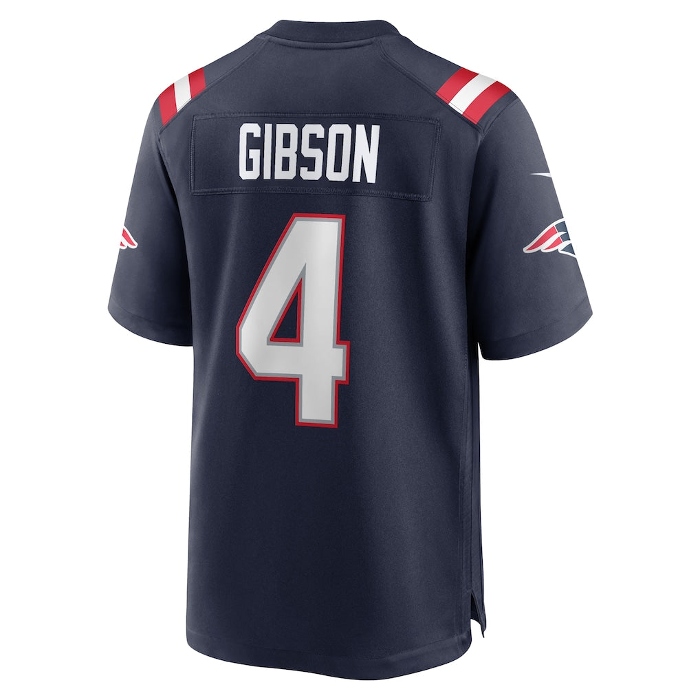 Perkns NE.Patriots #4 Antonio Gibson Navy Game Retired Player Jersey