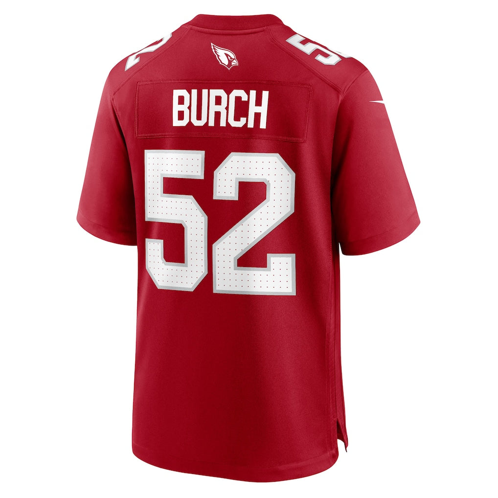 Perkns A.Cardinals #52 Jordan Burch Cardinal Team Game Jersey