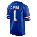 Perkns B.Bills #1 Curtis Samuel Royal Game Jersey