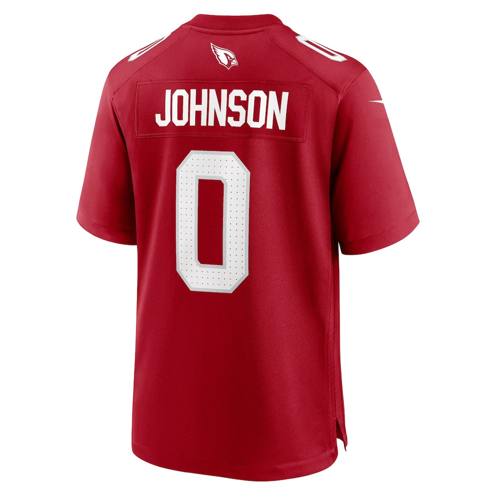 Perkns A.Cardinals #0 Will Johnson Cardinal Team Game Jersey