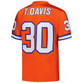 Perkns D.Broncos #30 Terrell Davis Mitchell & Ness Orange 1995 Authentic Throwback Retired Player Jersey
