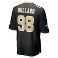 Perkns NO.Saints #98 Jonathan Bullard Black Team Game Jersey