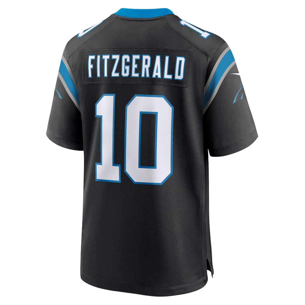 Perkns C.Panthers #10 Ryan Fitzgerald Black Team Game Jersey