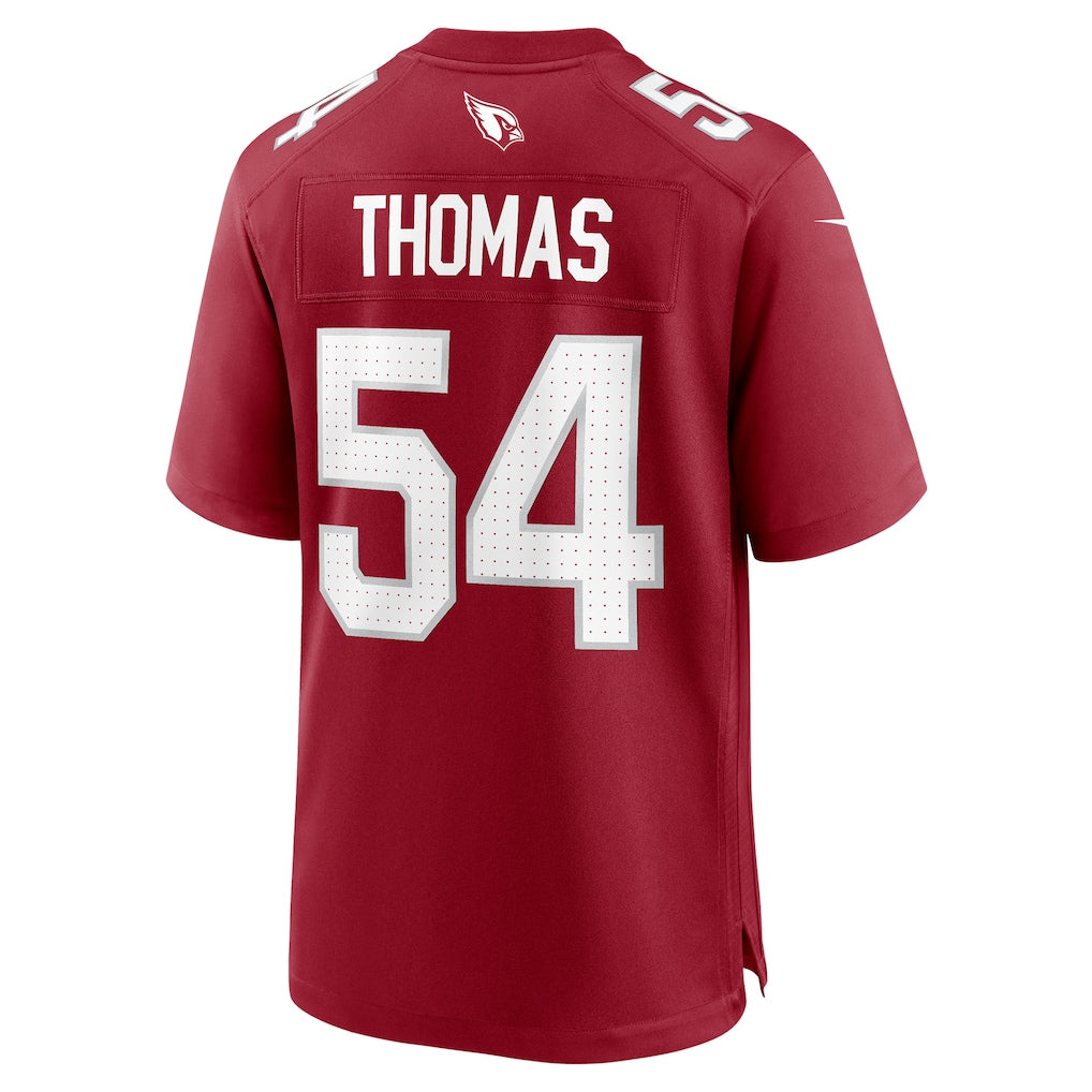 Perkns A.Cardinals #54 Xavier Thomas Cardinal Team Game Jersey