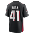 Perkns A.Falcons #41 Ben Sauls Black Team Game Jersey