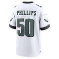 Perkns P.Eagles #50 Jaelan Phillips White Game Jersey