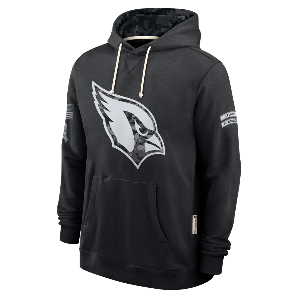 Perkns A.Cardinal Black 2026 Salute to Service Sideline Dri-FIT Pullover Hoodie Jerseys