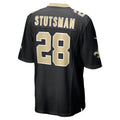 Perkns NO.Saints #28 Danny Stutsman Black Team Game Jersey