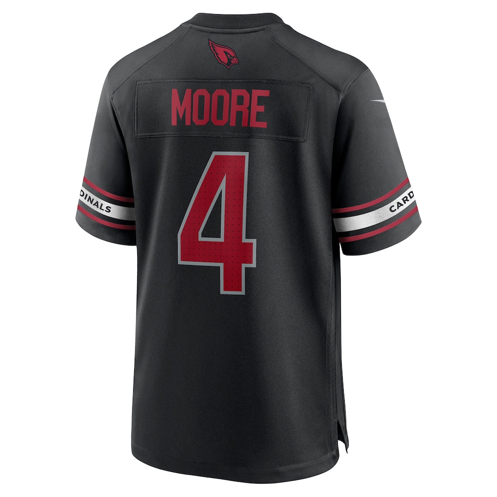 Perkns A.Cardinals #4 Rondale Moore Black Game Jersey
