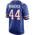Perkns B.Bills #44 Tyler Matakevich Royal Team Game Jersey