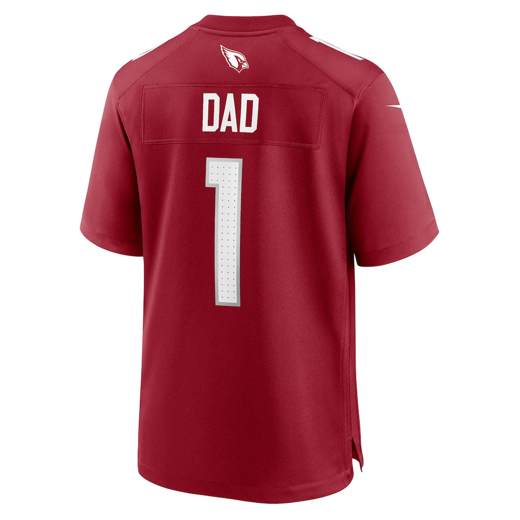 Perkns A.Cardinals #1 Dad Cardinal Team Game Jersey